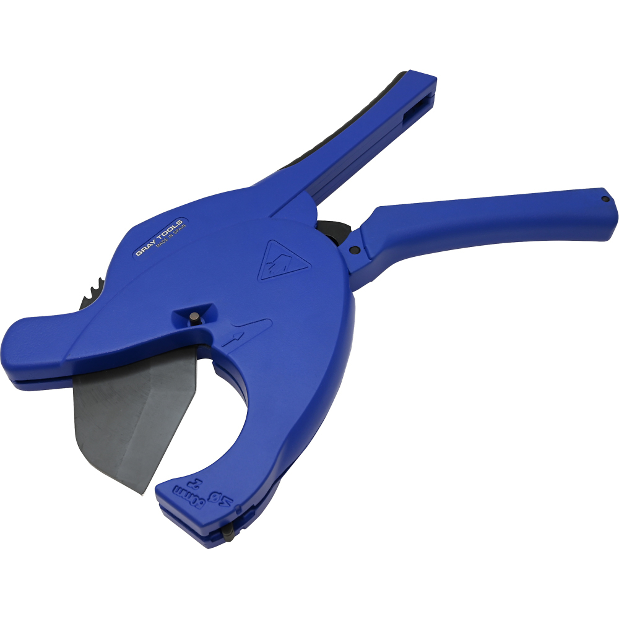 Gray Tools, Plastic Pipe Tube Cutter, 2-1/2in. Capacity, Max. Diameter 2.5 in, Blade Material Stainless Steel, Length 11 in, Model# 66063